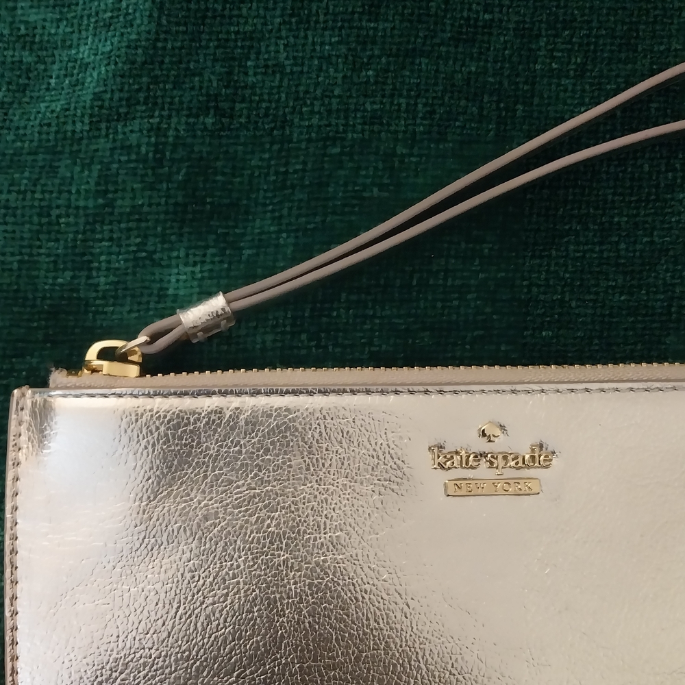 Kate Spade Silver Wristlet - Picture 4 of 5